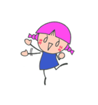 顔文字っ娘(Kaomojicco)（個別スタンプ：4）