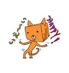 キューブねこ（個別スタンプ：1）
