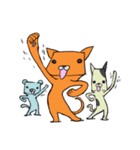 キューブねこ（個別スタンプ：15）