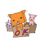 キューブねこ（個別スタンプ：31）