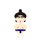 Cute SUMO Wrestler Sticker（個別スタンプ：1）