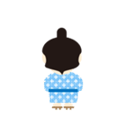 Cute SUMO Wrestler Sticker（個別スタンプ：18）