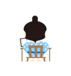 Cute SUMO Wrestler Sticker（個別スタンプ：21）