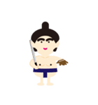 Cute SUMO Wrestler Sticker（個別スタンプ：28）