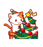 にゃんだーわーるどinクリスマス（個別スタンプ：1）