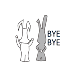 We are rabbits！ (ENGLISH)（個別スタンプ：40）