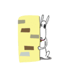 Moji Dog - Happy BullTerrier Dog Sticker（個別スタンプ：2）
