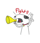 Moji Dog - Happy BullTerrier Dog Sticker（個別スタンプ：12）