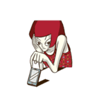 OK余裕な女の子（個別スタンプ：14）