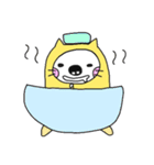 ねぶくろにゃんこ（個別スタンプ：6）