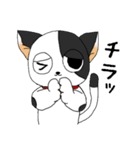 牛柄猫の日常（個別スタンプ：4）