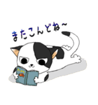 牛柄猫の日常（個別スタンプ：5）
