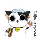 牛柄猫の日常（個別スタンプ：12）