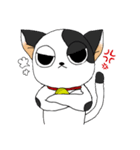 牛柄猫の日常（個別スタンプ：16）