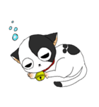 牛柄猫の日常（個別スタンプ：17）