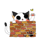 牛柄猫の日常（個別スタンプ：32）