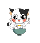 牛柄猫の日常（個別スタンプ：38）