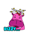 Pinky Hippo - too cute - (EN)（個別スタンプ：15）
