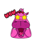 Pinky Hippo - too cute - (EN)（個別スタンプ：23）
