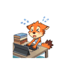 Anun, The Silly Fox（個別スタンプ：35）