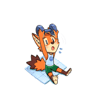 Anun, The Silly Fox（個別スタンプ：38）