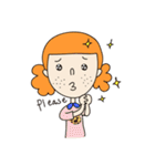 Freckled Girl（個別スタンプ：13）
