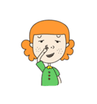 Freckled Girl（個別スタンプ：31）