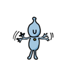 楽しんでいる宇宙人（個別スタンプ：1）