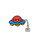 楽しんでいる宇宙人（個別スタンプ：38）