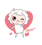 little sheep Mongsil（個別スタンプ：14）