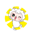 little sheep Mongsil（個別スタンプ：15）