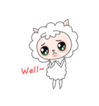 little sheep Mongsil（個別スタンプ：34）