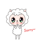 little sheep Mongsil（個別スタンプ：35）