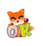 fox's world（個別スタンプ：35）