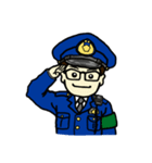 高橋巡査の交番日誌。（個別スタンプ：1）