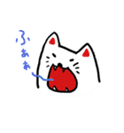 白猫の日常（個別スタンプ：16）
