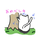 白猫の日常（個別スタンプ：24）