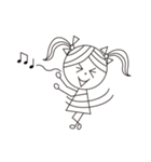 かわいい小さな女の子（個別スタンプ：2）
