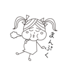 かわいい小さな女の子（個別スタンプ：6）