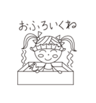 かわいい小さな女の子（個別スタンプ：8）