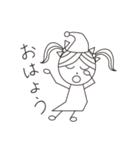 かわいい小さな女の子（個別スタンプ：11）