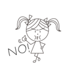 かわいい小さな女の子（個別スタンプ：18）