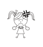 かわいい小さな女の子（個別スタンプ：26）