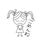 かわいい小さな女の子（個別スタンプ：27）