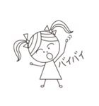 かわいい小さな女の子（個別スタンプ：34）