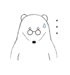 めがねくま（個別スタンプ：13）