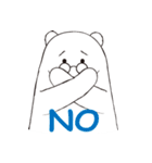 めがねくま（個別スタンプ：38）