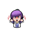 Purple and Grey Head (ChineseSwordman)（個別スタンプ：27）