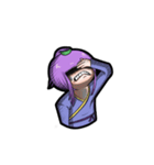 Purple and Grey Head (ChineseSwordman)（個別スタンプ：32）