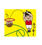 “バスケットマン ゴリオ”（個別スタンプ：34）